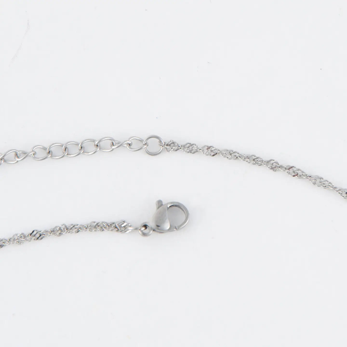 Narelle Silver Twisted Chain 16" Waterproof Necklace