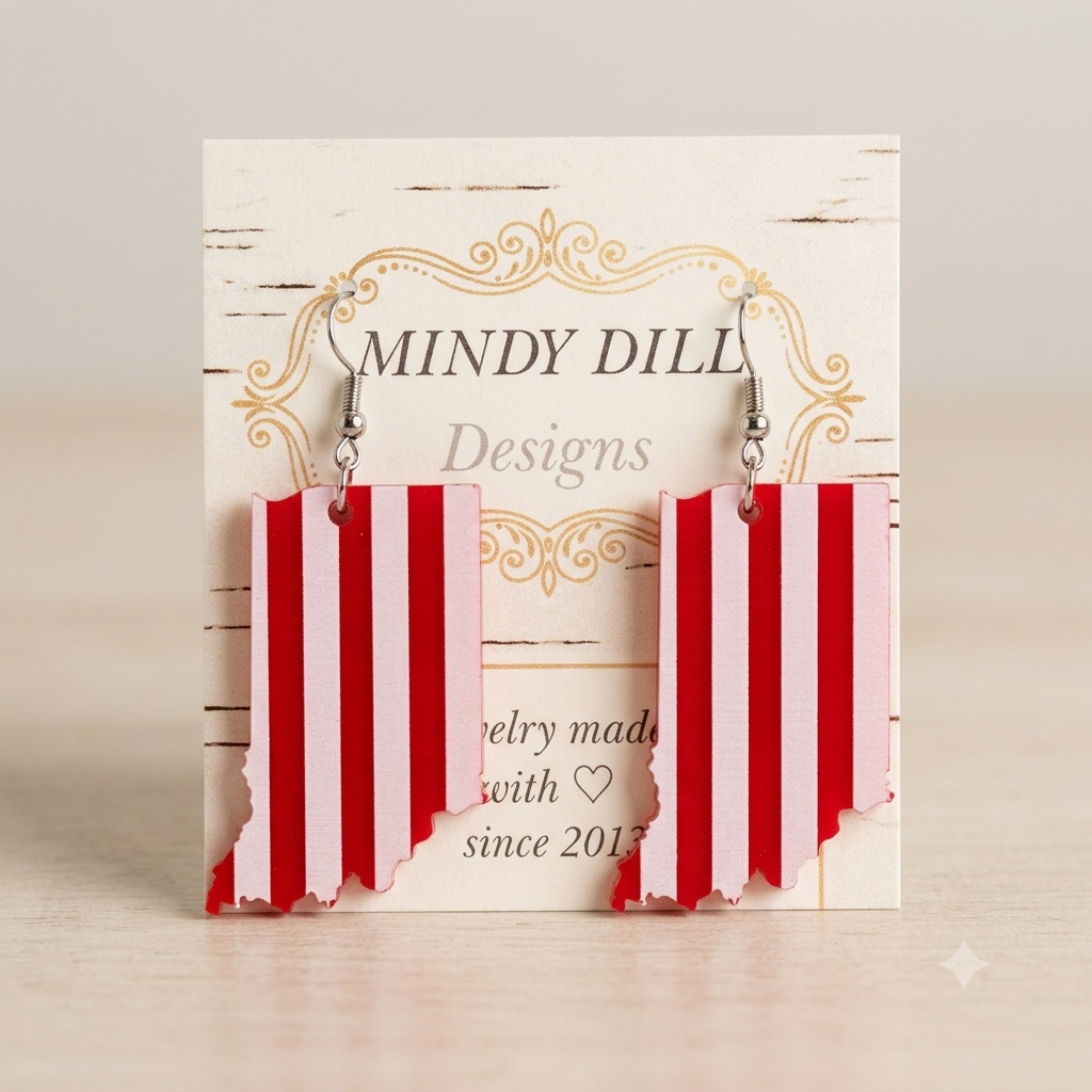 Indiana Striped Earrings