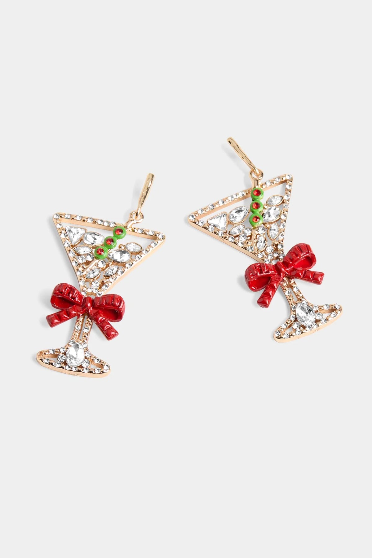 Holiday Martini Earrings