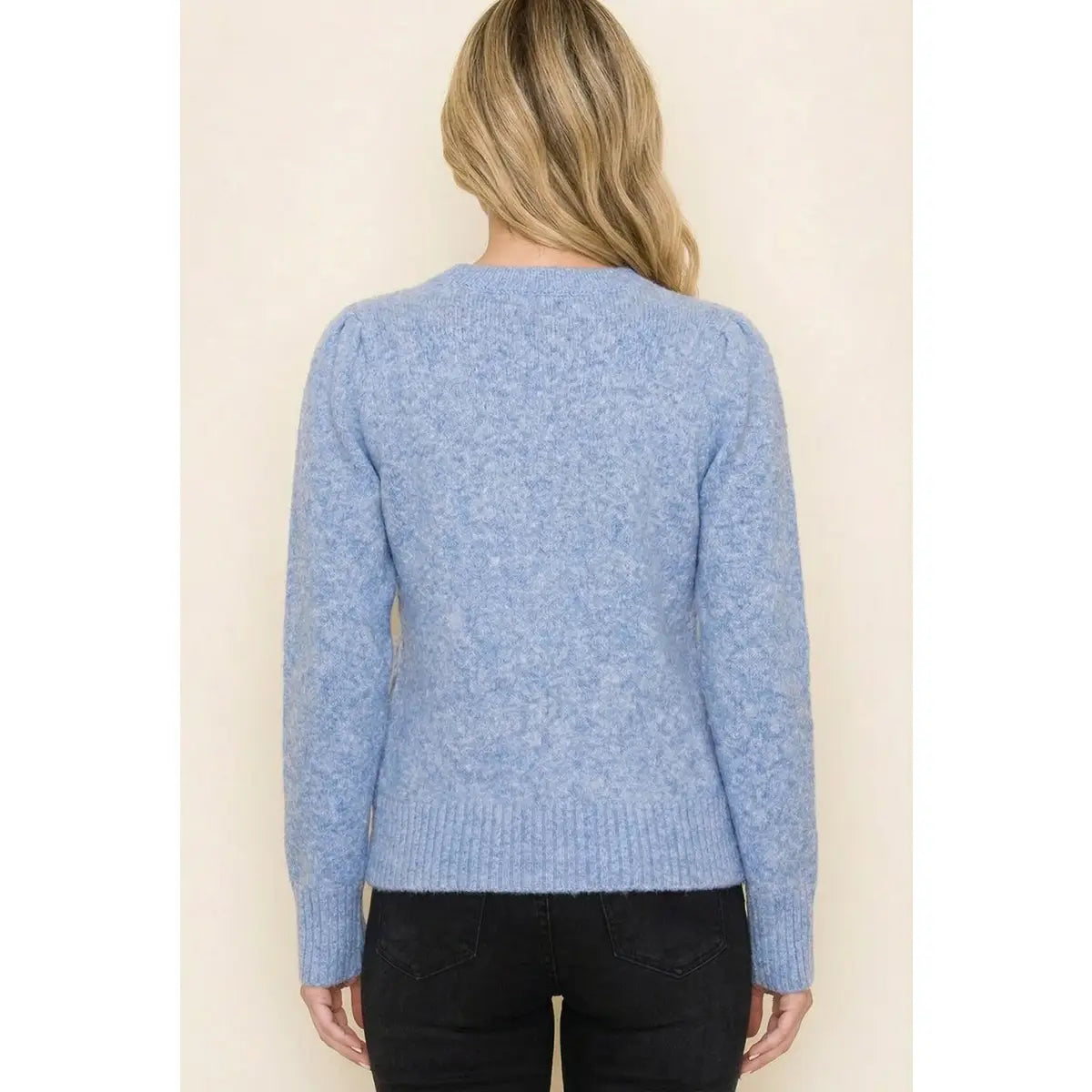 Crew Neck Dressy Sweater