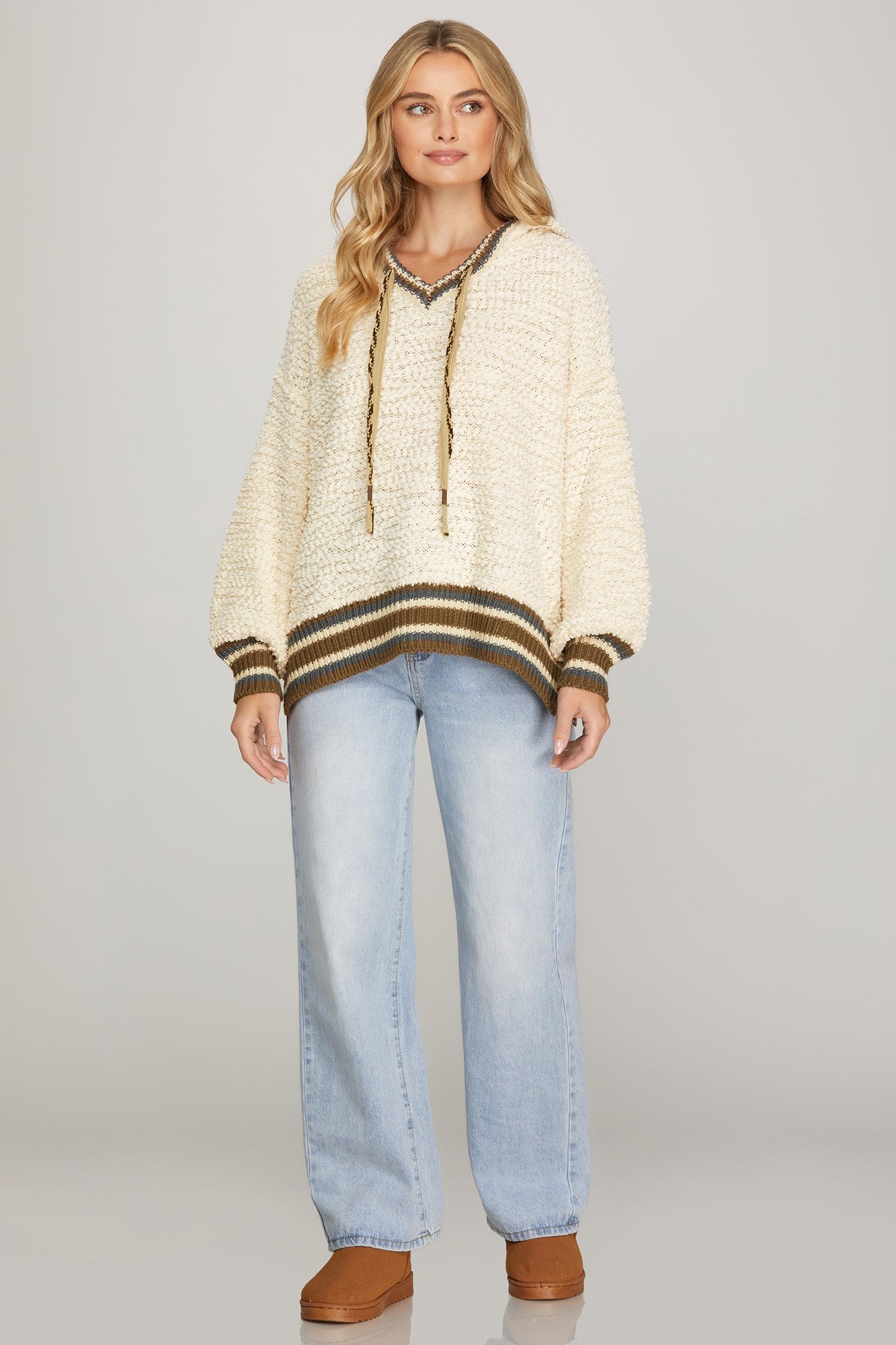 Hooded Sweater Top