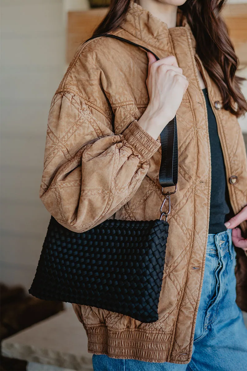 Woven Everywhere Crossbody