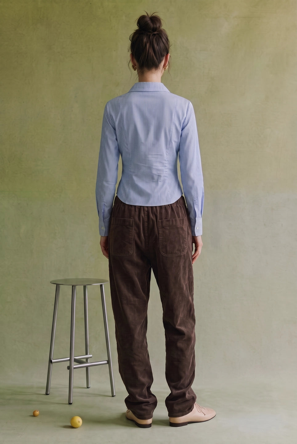 Corduroy Relaxed Drawstring Pants