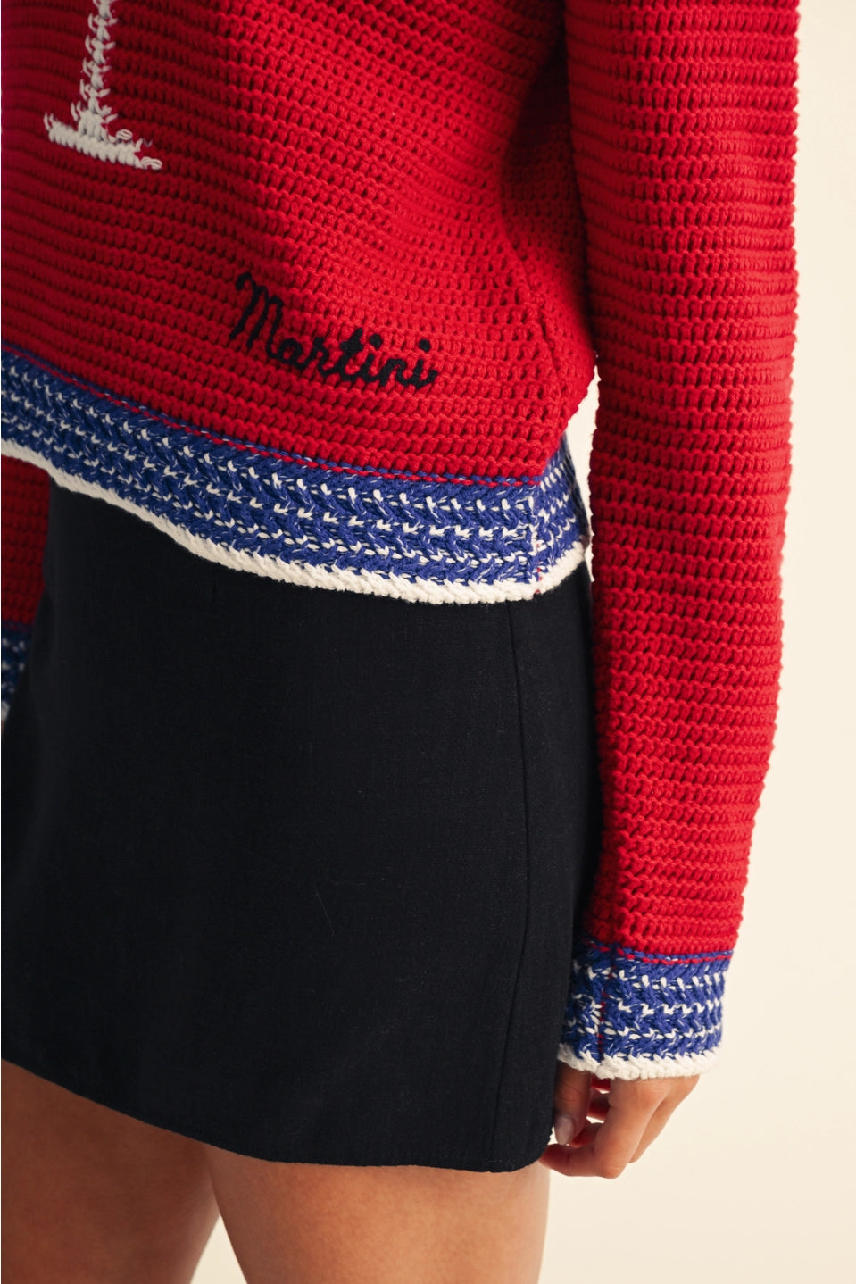 Martini Graphic Statement Sweater