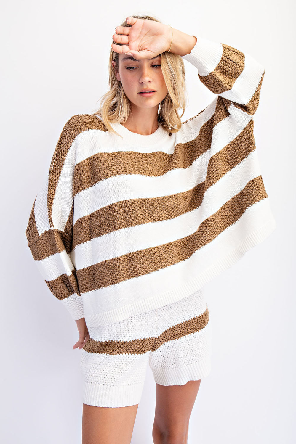 Loose Fit Stripe Sweater