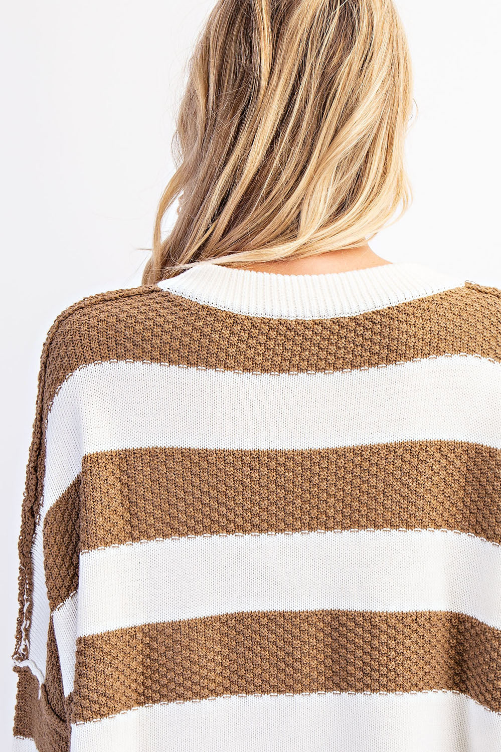Loose Fit Stripe Sweater