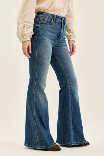Dark High Waist Jaqueline Flare