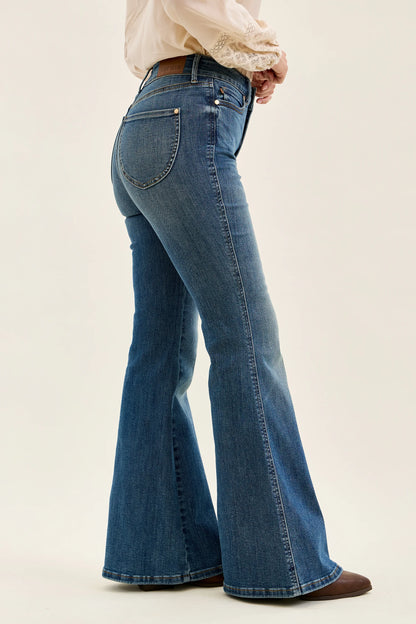 Dark High Waist Jaqueline Flare