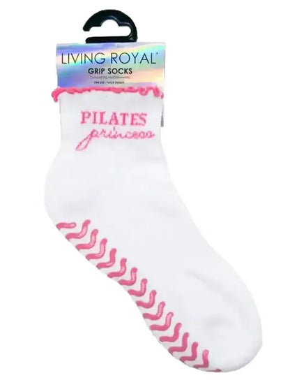 Black Stripe Grip Socks