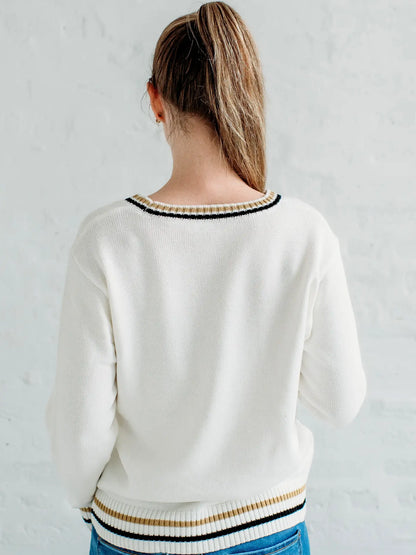 Purdue Knit Sweater