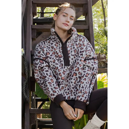 Sherpa Quarter Zip Jacket