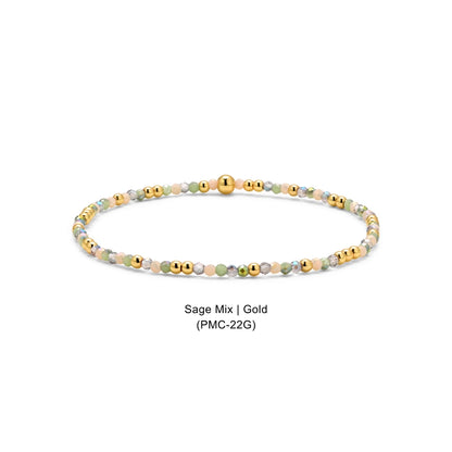 Petite Mini Crystal Beaded Bracelet