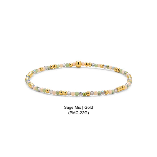 Petite Mini Crystal Beaded Bracelet
