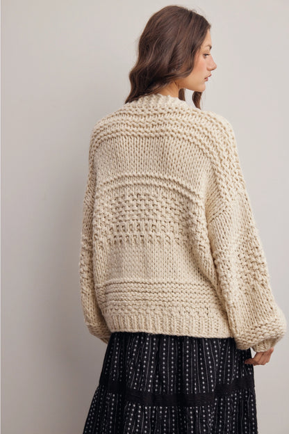 Handmade Chunky Knit Cardigan