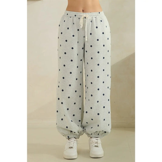 Polka Dot Sweatpants