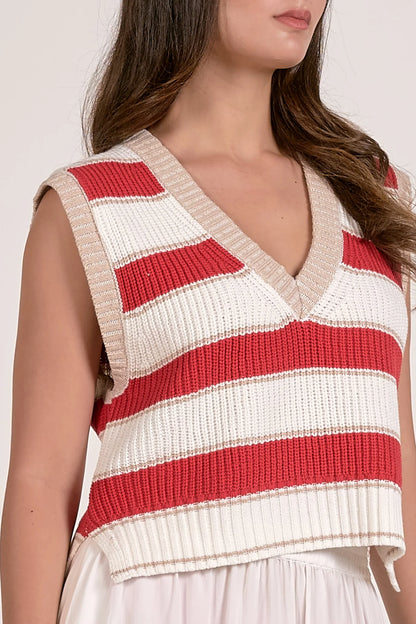 Slate Sleeveless Sweater