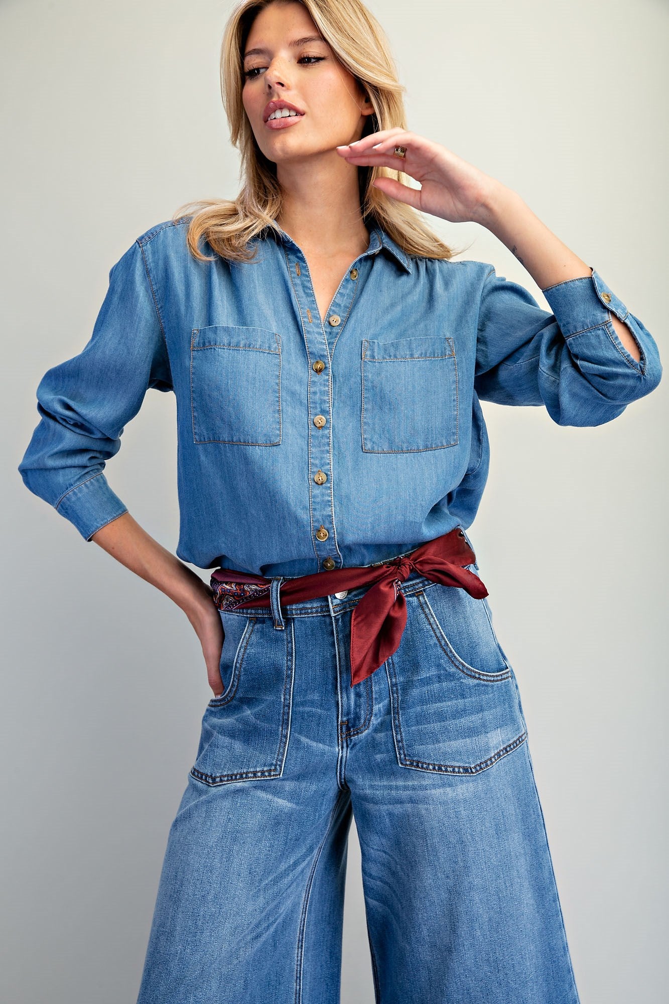 Dual Pocket Button Down Shirt
