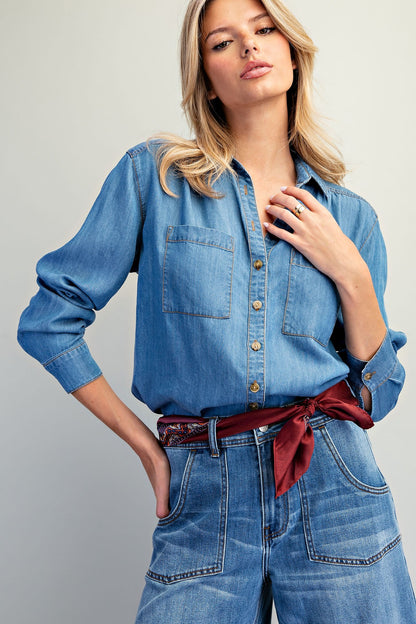 Dual Pocket Button Down Shirt