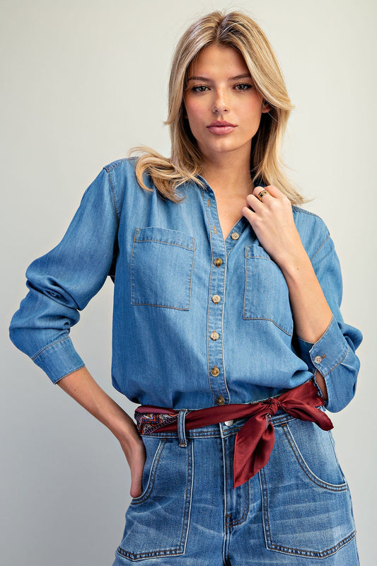 Dual Pocket Button Down Shirt
