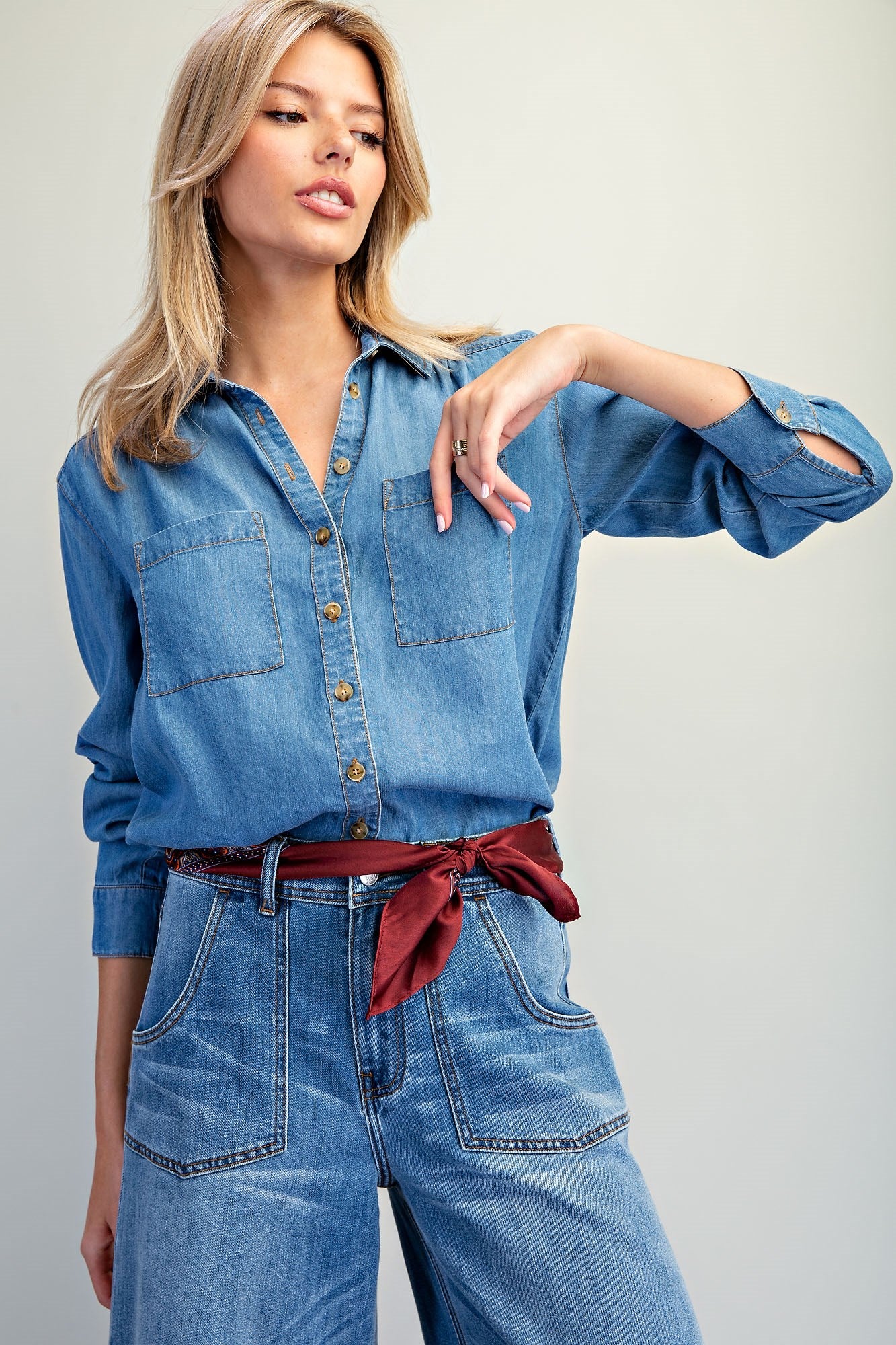 Dual Pocket Button Down Shirt