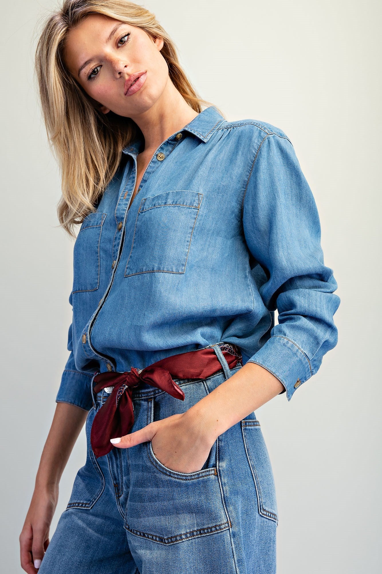 Dual Pocket Button Down Shirt