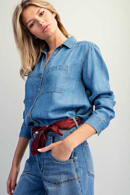 Dual Pocket Button Down Shirt