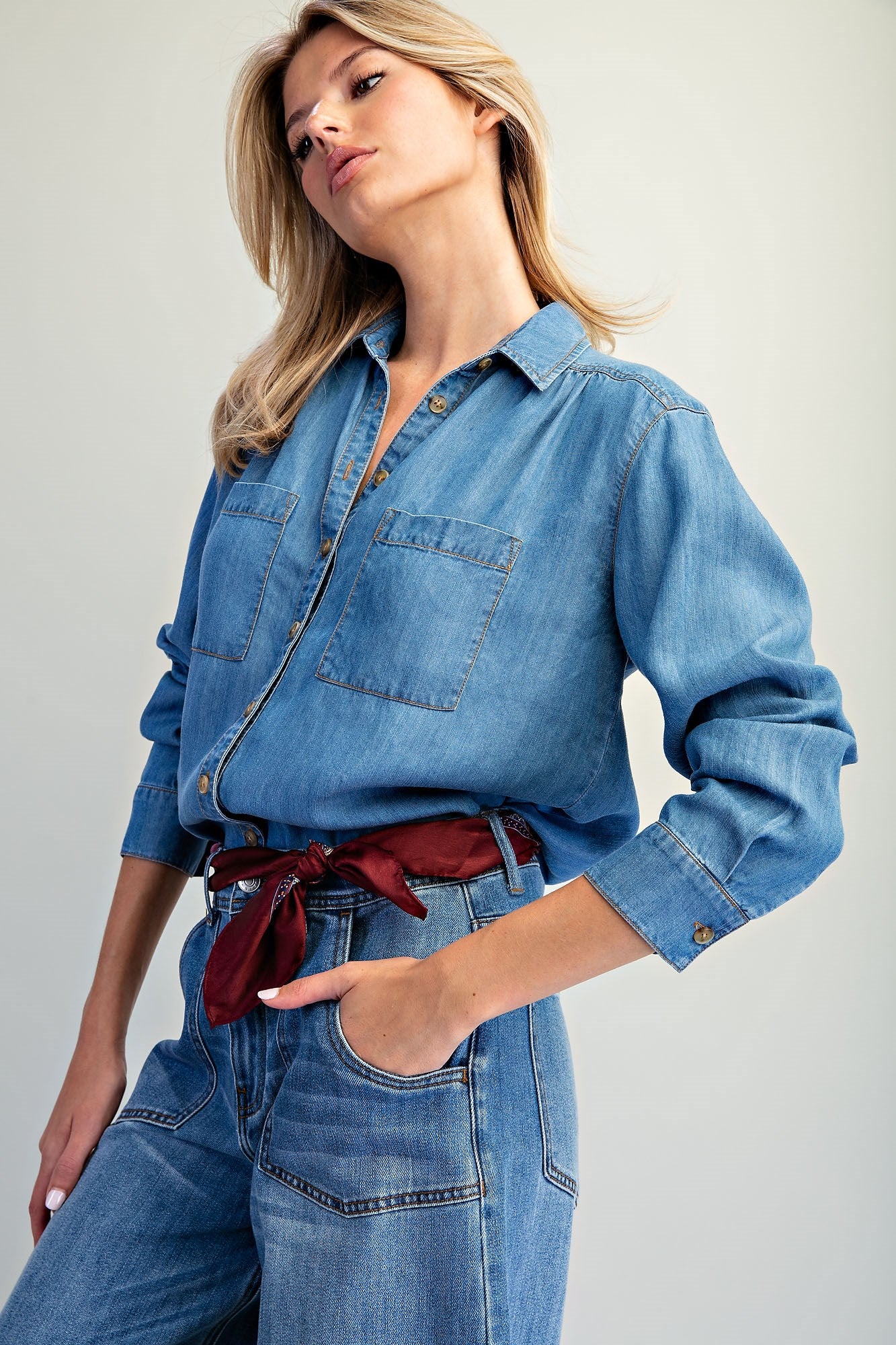 Dual Pocket Button Down Shirt