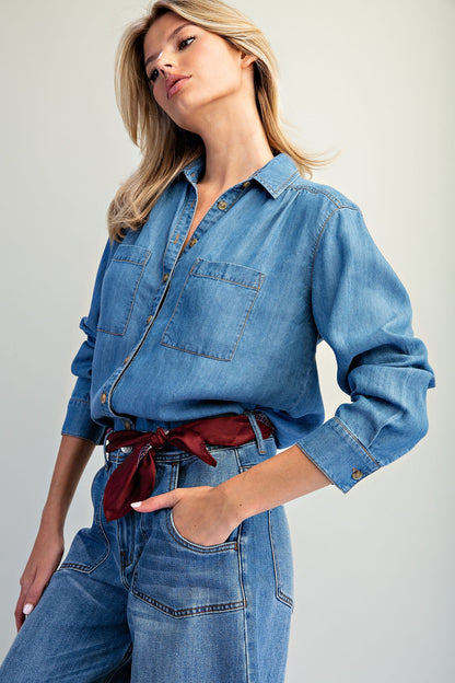 Dual Pocket Button Down Shirt