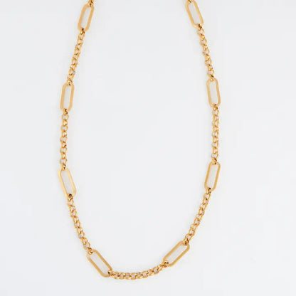 Narelle Rolo Link Bar Station 20" Waterproof Necklace