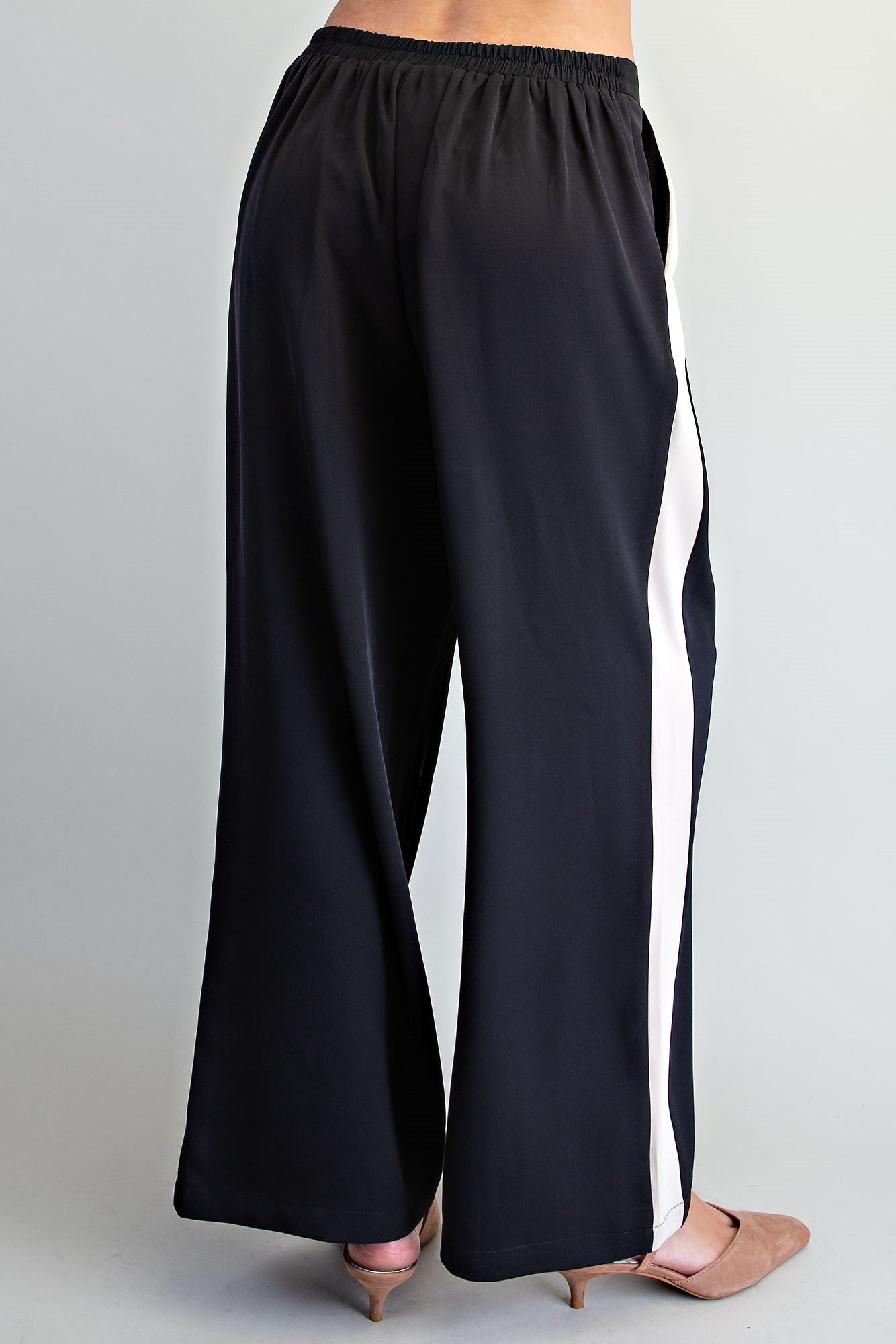 Side Stripe Wide Leg Pants