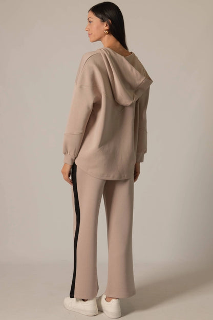 Butter Modal Side Stripe Wide Leg Pants