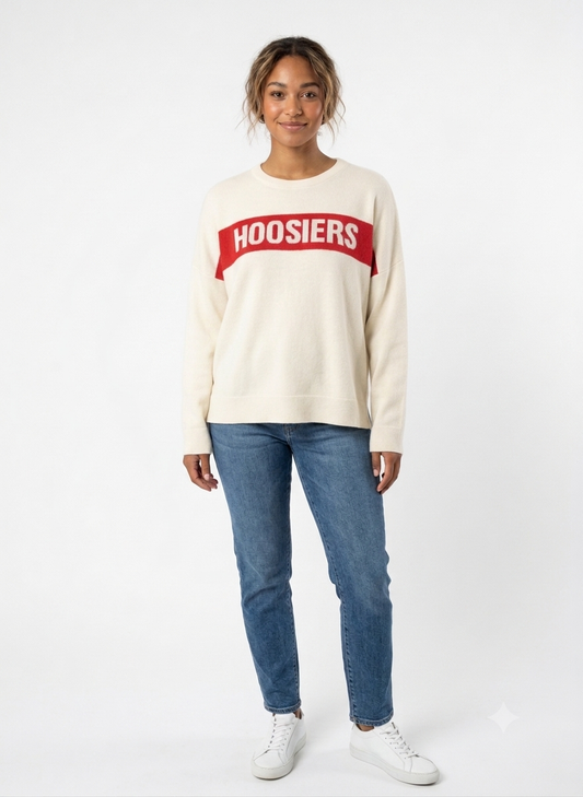 Cream Hoosier Sweater