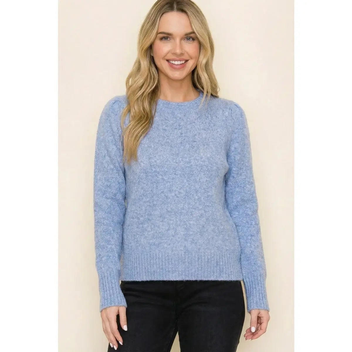 Crew Neck Dressy Sweater