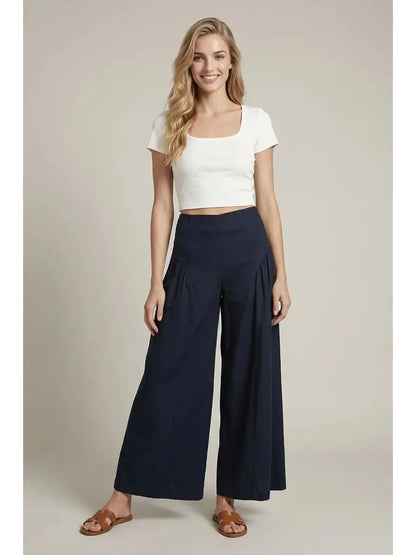 Midnight Wide Leg Pants