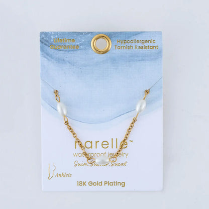Narelle Waterproof Pearl Anklet