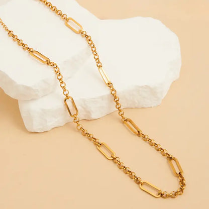 Narelle Rolo Link Bar Station 20" Waterproof Necklace