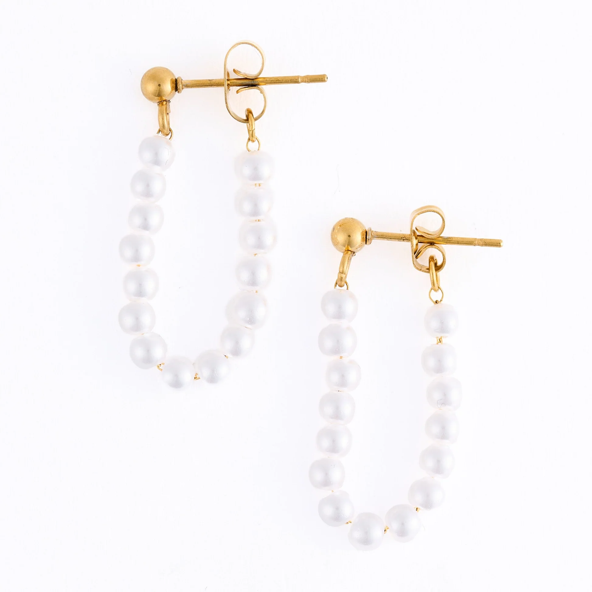 Narelle Waterproof Genuine Freshwater Pearl Dangle Earrings