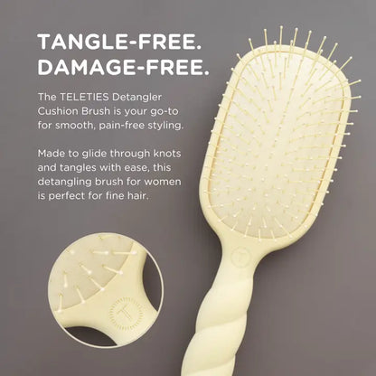 Detangler Hairbrush for Fine Hair | Tan