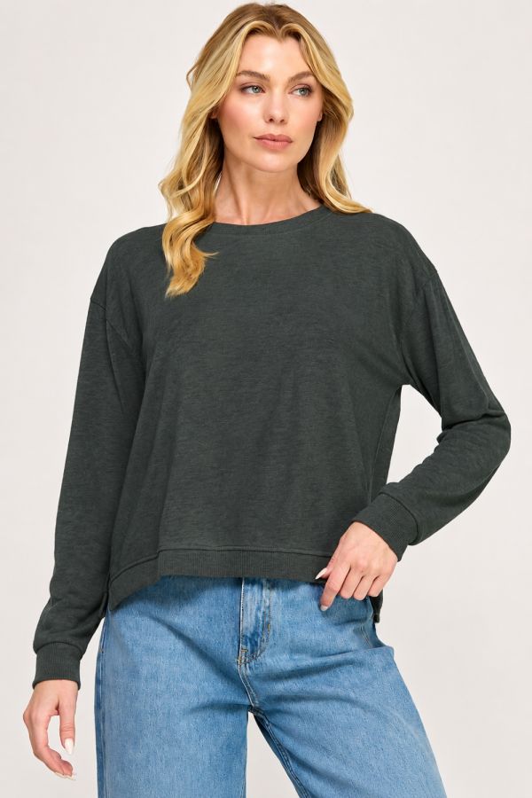 Crewneck Boxy Top