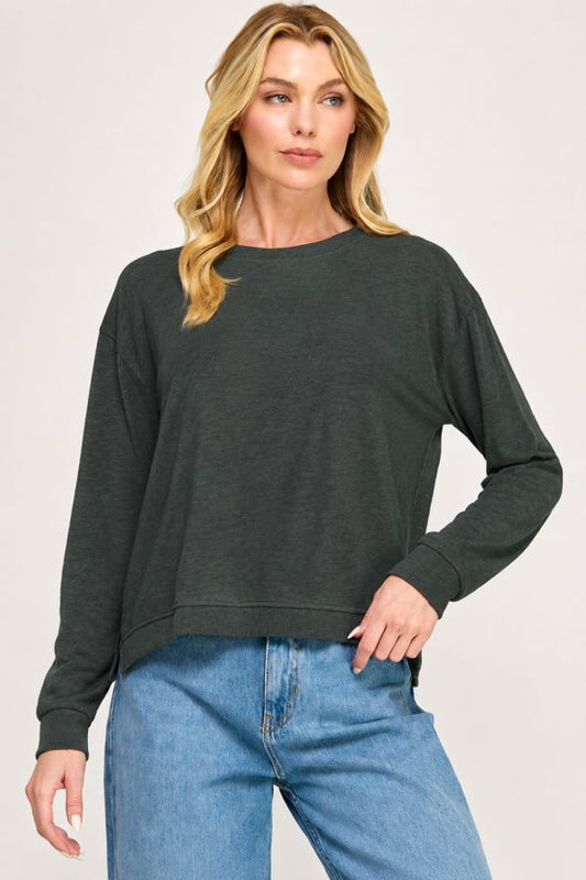 Crewneck Boxy Top