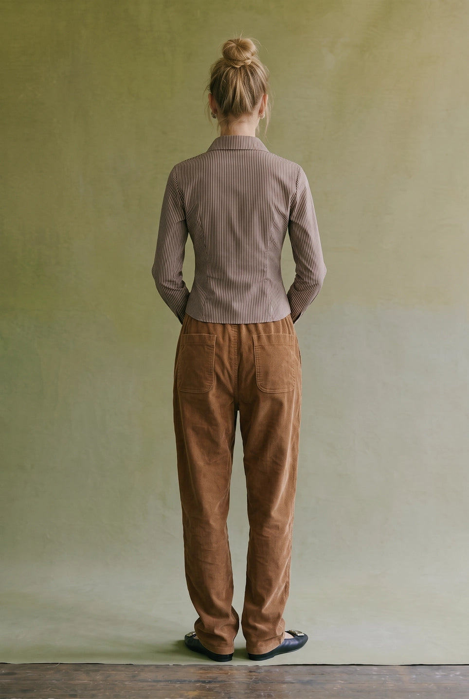 Corduroy Relaxed Drawstring Pants