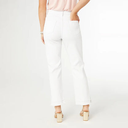 White Double Fringe Pants