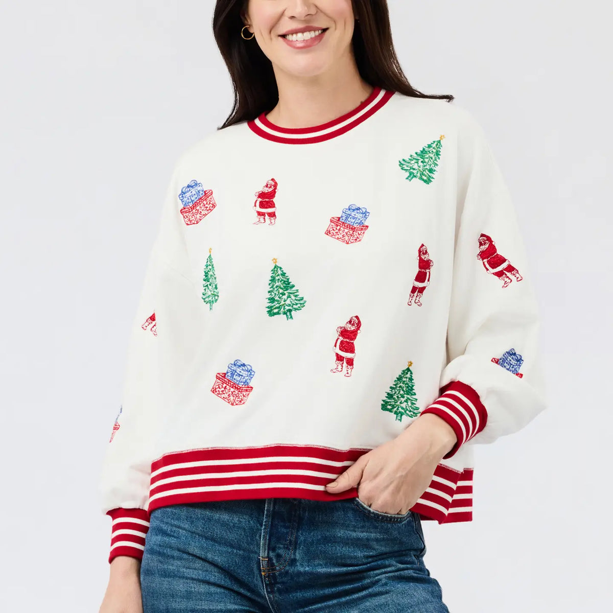 Tidings and Toile Millie Sweatshirt