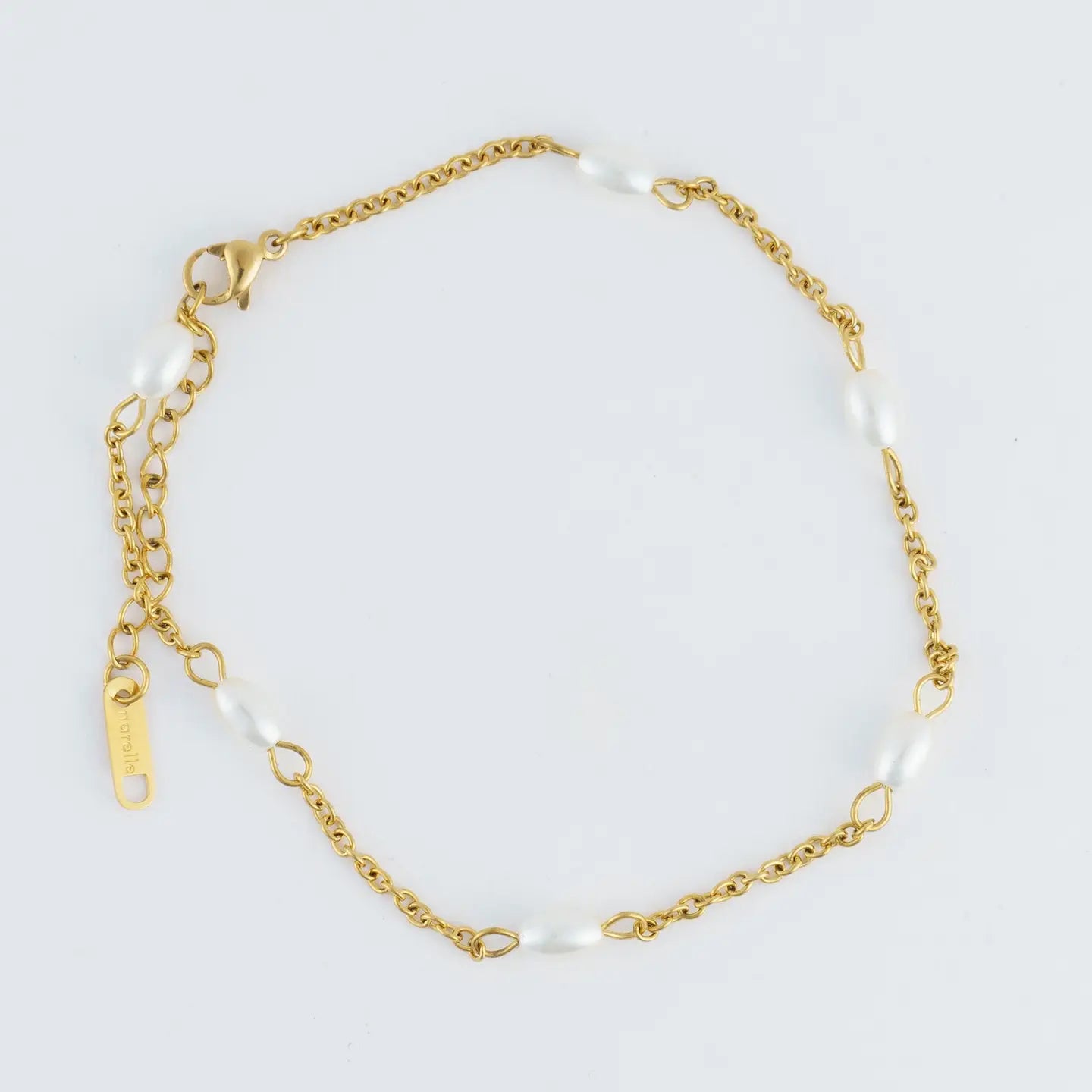 Narelle Waterproof Pearl Anklet