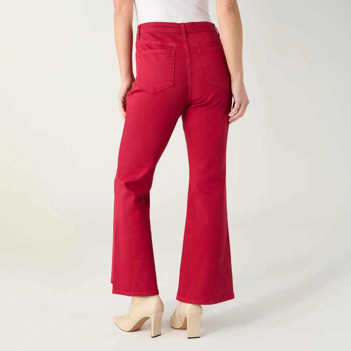 Flare Pant with Curved Hem