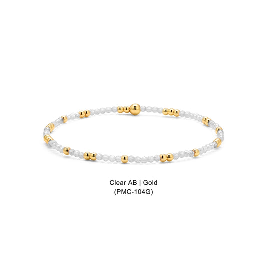 Petite Mini Crystal Beaded Bracelet