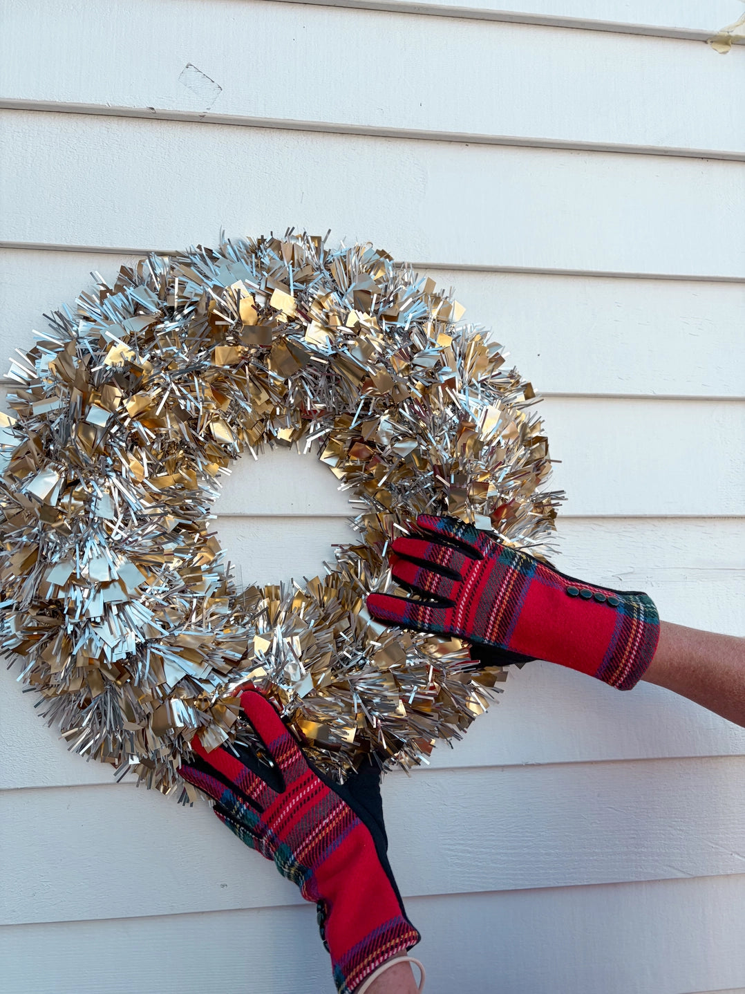 Charlie Tartan Plaid Gloves 