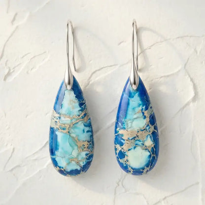 Intense Ocean Energy Earrings