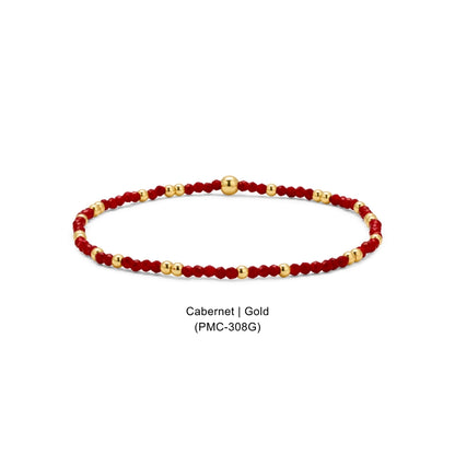 Petite Mini Crystal Beaded Bracelet