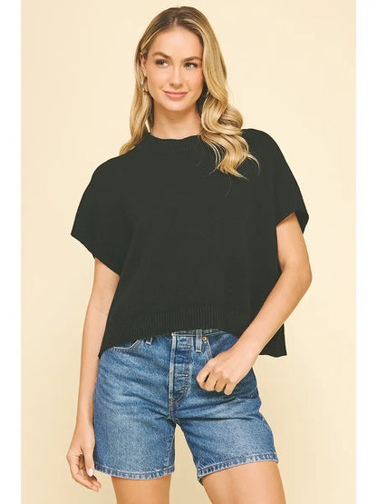 Dropped Shoulder Sweater Top
